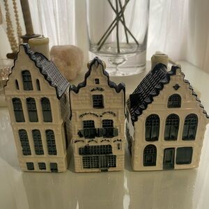 Ceramic Dutch Canal House Set